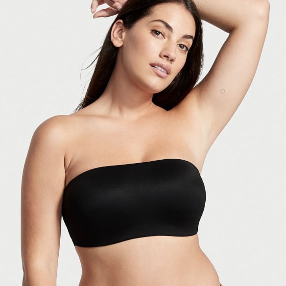 Victoria's Secret Black Love Cloud Wireless Strapless Bra